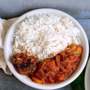 White Rice & Stew