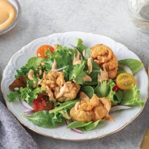 Batter Fish Oyster Salad